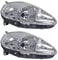 ATEC Germany BESTPRICE 2x Hauptscheinwerfer vorne links + rechts H4 Frontscheinwerfer ohne Stellmotor, Kompatibel mit ABARTH GRANDE PUNTO, FIAT GRANDE PUNTO (199_)