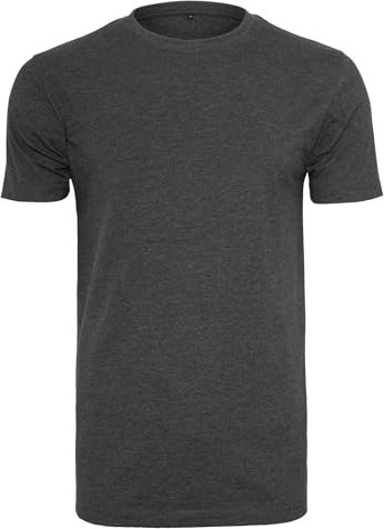Build Your Brand Mens By004 T-Shirt, Charcoal, XL UK
