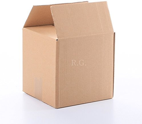 rg-vertrieb Versandkarton Karton Faltkarton Verpackungen Bücherkartons 200x200x200 mm (50 Stück)