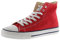 Victoria 106500, Tribu Botin, Zapatilla Lona Alta, Altas Unisex Adulto, Rojo, 44 EU