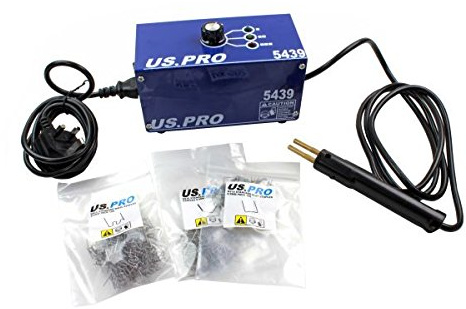US PRO Hot Stapler Plastic Repair Kit Thermo Welder Bumper Fender Body Dash Door 5439