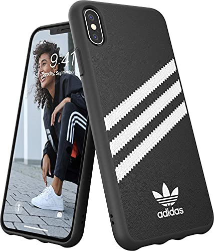 adidas Phone Case Compatible with iPhone XS Max, Originals Moulded Case, Shockproof, Fully Protective Phone Cover, Black