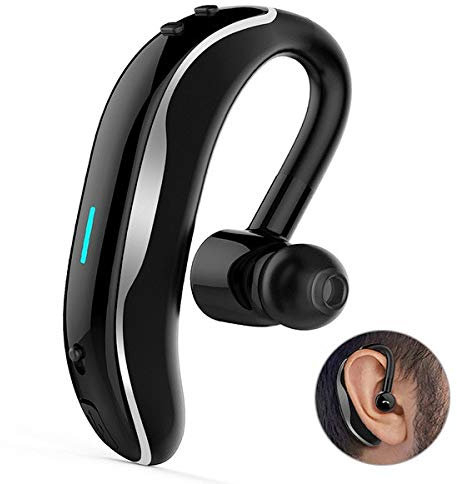 Auriculares intraurales Bluetooth para iPhone 7 Smartphone inalámbricos Sonido Mano Libre Business (Rojo)