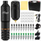 Rayyl Maschine Set mit 1200mAh Akku 20 Stück Cartridges Rotary Pen Maschine Komplettes für Künstler