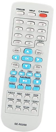 ALLIMITY SE-R0268 Telecomando Sostituisci per Toshiba DVD Video Player KE SD-1010 SD-270EKE3 SD-271EKF2 SD-185 SD-280 SD-271 SD-269 SD-170EKE2 SE-R 268 SD-269EKE SD-270 SD-270 EKE SD-270EKB2