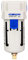 BLCH 1/2 NPT Air Line Dryer - Air Dryer for Compressor,Compressed Air Dryer Air Drying System AF4000-04 Manual Drain Poly Bowl 0-160 PSI 5μm