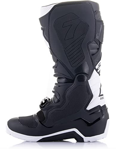 Alpinestars Tech 7 Enduro Drystar Stivali Motocross (Black/White,10 (44.5))