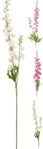 URBNLIVING Hohe künstliche Blumen, für den Innen- und Außenbereich, künstlicher Garten, Hochzeit, Heimdekoration, Blumenstrauß (3 x Rittersporn)