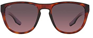 Costa Del Mar Irie Runde Herren-Sonnenbrille, Schildkröte/Rosen-Farbverlauf, polarisiert, 580 g, 55 mm, Schildkröte/Rosen-Farbverlauf, polarisiert, 580 g, 55 mm, Schildkröten/Rosenverlauf,