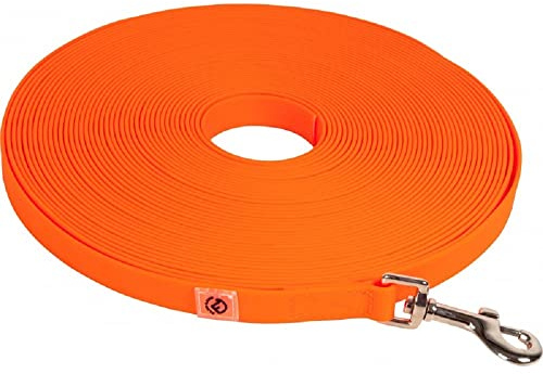 Farm-Land Suchleine Signalorange 5m für Hunde, 2 cm Breit