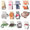 Lesezeichen Magnetisch,12 Stück Lesezeichens Kinder,Süsse Tiere Magnet Lesezeichen Für Schüler, Junge, Mädchen, Buchliebhaber