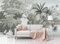BELOKA Papier Peint Panoramique 3D Paysage De Lac De La Jungle Papier Peint 3D Intissé Moderne Décoration Murale