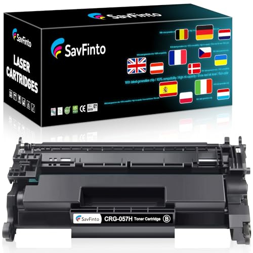 SavFinto Kompatible Tonerkartusche 057 (057H) Schwarz, hohe Kapazität 10.000 Seiten, für Canon MF450 MF451DW MF452DW MF453DW MF455DW MF449dw MF448dw MF445dw MF443dw LBP228dw LBP227dw LBP226dw LBP223db