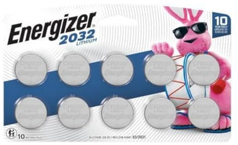 Energizer 2032 Batterien (10 Stück), 3 V Lithium-Batterien