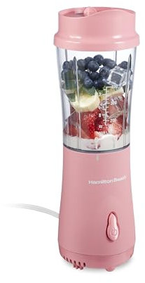 Batidora personal con tapa de viaje