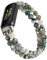 Ersatz Uhrenarmband Bracelet für Fitbit Luxe Wristband Wiedereinbau Elastischer Bänder Frau Männer Smartwatch Zubehör (Green, 15cm)