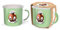 Trötsch Unser Sandmännchen Emailletasse Pittiplatsch: Kaffeetasse Teetasse Geschenkidee Geschenk Tasse Emaillebecher