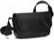 Zwei Unisex Umhängetasche Cargo CA40 kleine wasserfeste Tasche 1 Liter aus leichtem Hydroflex, Schlüsselband, verstellbarer Gurt, sportliche Crossbody-Bag für Damen Herren & Teenager (black)