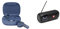 JBL Live Pro 2 TWS – wasserdichte, True-Wireless In-Ear-Kopfhörer mit Noise-Cancelling & Tuner 2 Radiorekorder in Schwarz – Tragbarer Bluetooth Lautsprecher mit MP3