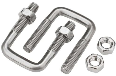 M6 M8 M10 Quadratische U-Klemme 304 Edelstahl U-Bolzen Quadratische Klemme U-Bolzen U-Klemme Bolzen U-Klemme U-Bolzen Mit Mutter 2PCS (Size : M10x100x150)