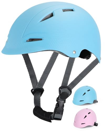 ROXX CRASEN Bike Helmet For Adults,260g Lightweight Commuting Road Biking Skating Helmet for Men Women, US CPSC & EU CE Standard, Adjustable Size 50-59cm
