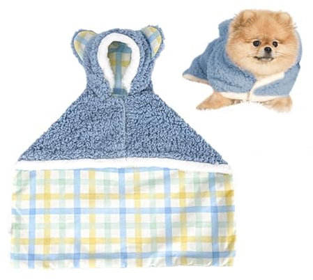 Umhang für Haustiere, Decke für Hunde, warme Schlafdecke für Haustiere | weiche und bequeme Winterdecke für Haustiere