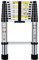 Nestling Telescopic Ladder 2.9m, Aluminium Loft Ladder, Max Load 150kg, Adjustable Step, for Decorating, Painting, Garden Work