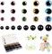 MUCUNNIA 310PCS Sicherheitsaugen für Häkeltiere mit Unterlegscheiben 6-30mm Glitter Amigurumi Augen für Ausgestopfte Tiere Teddybär Weihnachtsdekoration Ostern