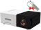 NEVERYOUYU N007 Pro Mini Projector, LED Video Projector 4K 1080P Support Portable Projector 180° Rotatable Auto Keystone Compatible Screen Movie Projector with HDMI/USB/Smartphone/PC/Laptop