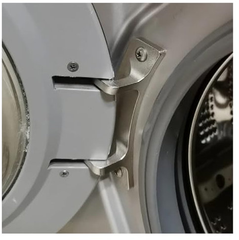 1 pieza de repuesto compatible con la bisagra de la puerta de la lavadora LG 4774EN2001