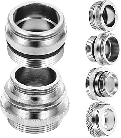 HYTROVE 6 pezzi Adattatore Rubinetto Raccordo e Maschio per Installazione per e Esterni