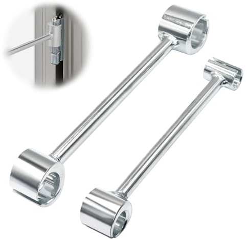 VOIDHUES 2Pcs Hinges Gap Adjusting Wrench Door Hinge Adjustment Tool 0.55-0.75-0.9-0.98in Suitable for Heavy-Duty Fireproof Clean Room Safety Doors