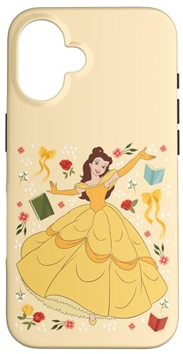Disney Princess Belle Beauty and the Beast Collage Portrait Hülle für iPhone 16