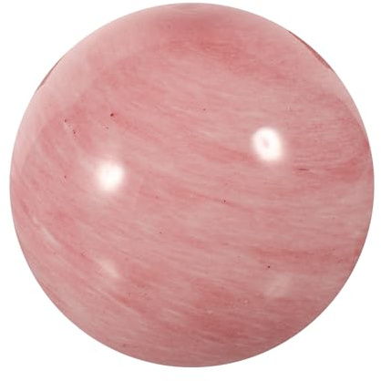 INOOMP Runder Ersatz Lampenschirm aus Glas Rosa Kugelform Ø120Mm für Deckenlampe Kinderzimmer und Flur