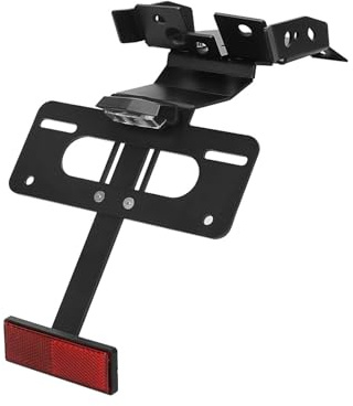 Hinterer Kennzeichenhalter Für 690 SMCR Für Enduro R Für Benzin Für ES SM 700 Für ABS 2019–2024 Kennzeichenhalter-Kit Mit Heckumbau Kennzeichenhalterung(Black with Light B)