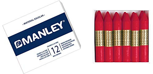 MANLEY 10 – Wachsmalstifte, 12 Stück