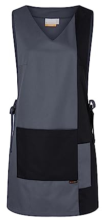 Karlowsky Überwurfkasack Marilies - 65% Polyester/35% Baumwolle - schwarz/grau - Größe I