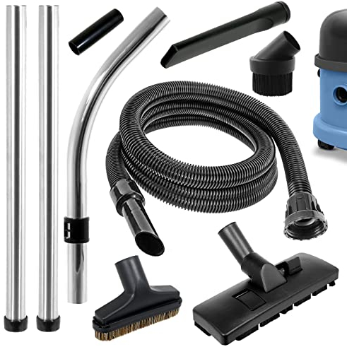 Spares2go Hoover Hose Tool Brush Kit for Numatic James Vacuum Cleaner (1.8m)