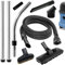 Spares2go Hoover Hose Tool Brush Kit for Numatic James Vacuum Cleaner (1.8m)