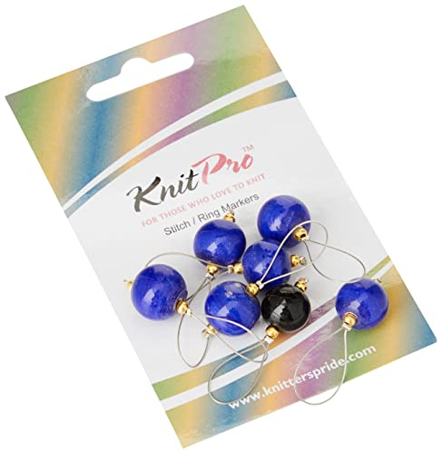 KnitPro KP10933 Zooni: Bead Stitch Markers: Bluebell