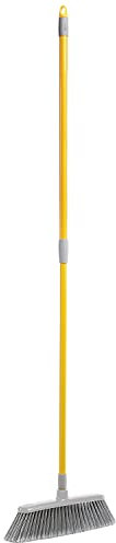 Apex Scopa per Interni con Manico Allungabile da 85 a 141 cm – Setole Morbide Antigraffio, Testa Larga 35 cm – Ideale per Pavimenti Delicati