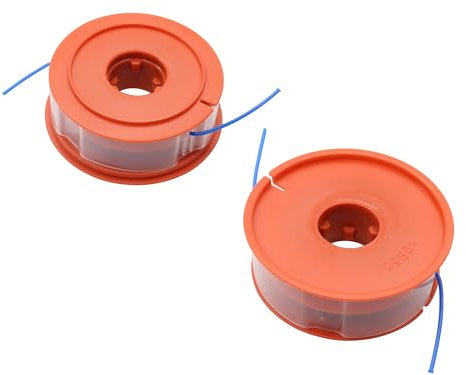 SECURA Bobine de fil 2mm (2x) compatible avec Stihl E40 Débroussailleuse