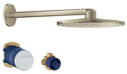 GROHE 26502EN0 Regendusche 310 Smartactive 2 Sprühkopf Set, Nickel gebürstet