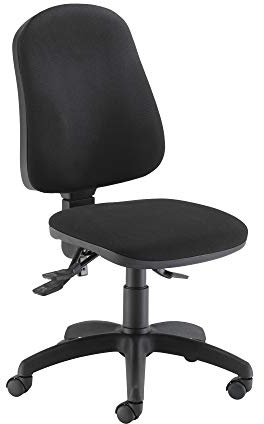 Office Hippo High Back Desk Chair, Ergonomic Office Chair For Home & Office With Height Adjustable Seat & Backrest, Lumbar Support For Extra Comfort, Computer Chair - Black