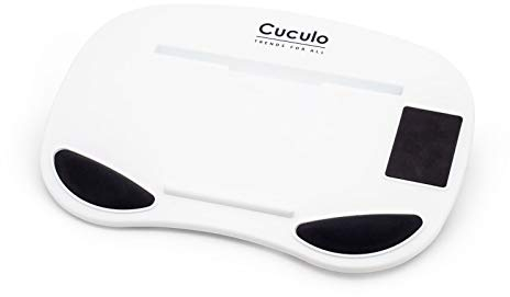 Cuculo Comfort Media LAPDESK, Support pour Ordinateur Portable, téléphone Portable et Tablette, Micro-Billes Coussin Ergonomique, Coussin Tablette, Support Plateau „Cushdesk“
