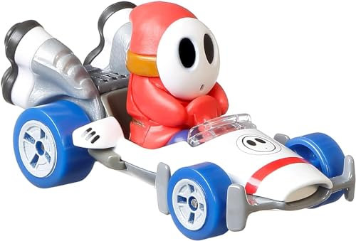 Hot Wheels Mario Kart Shy Guy, verschiedene Modelle, 1 Stück