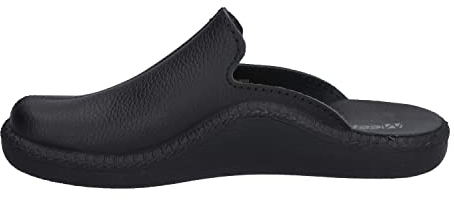 Westland Herren Pantoffeln Monaco 202 G, Männer Hausschuhe,Weite H (Weit),hauslatsch,hofschuh,pantine,treter,finken,schwarz,50 EU / 15 UK
