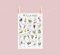 Inga Az Of Wildflowers Poster Wildflowers Botanical Poster Weed Identification Natural History Poster Plant Plant Gift Funny Gift Metal Signs 8x12 inch