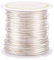 Craftdady 18Meter x 0.6mm Silver Copper Wire Long Lasting Plated Tarnish Resistant Craft Wire For Sculpting Armature Jewellery Making