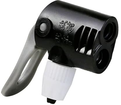 1 x Fahrradpumpen-Adapter, Ventil, Fahrrad-Luftpumpe, Inflator, FV-AV-Ventil, Doppelkopf-Adapter, Ventil-Konverter, Modebuch